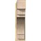 Ekena Millwork Merced Block Rough Sawn Outlooker, Douglas Fir, 8"W x 30"D x 30"H OUT08X30X30MRC05RDF - alternate 4